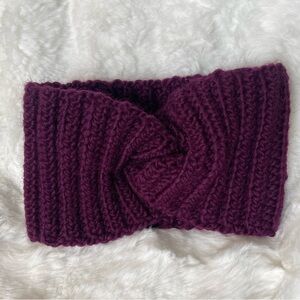 Adult sized all wool headband ear warmer.